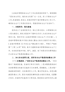 县城市管理局安全生产工作总结