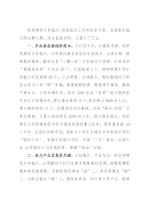 抓党建促乡村振兴座谈会发言提纲