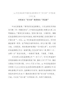xx市纪委监委开展纪检监察建议书“回头看”专项检查工作汇报