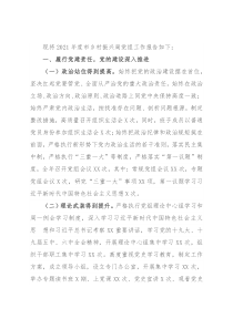 乡村振兴局党组工作报告