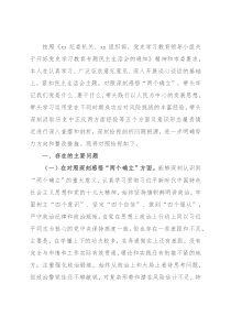 经开区党工委书记党史学习教育专题民主生活会对照检查材料