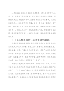 2022年政法综治工作要点 (1)