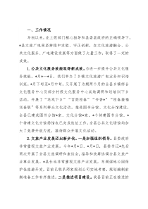2022年文旅广电局工作情况汇报
