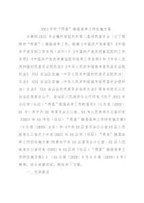 2021年村“两委”换届选举工作实施方案