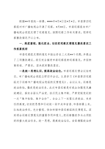 市广播电视台党组巡察整改进展情况的通报